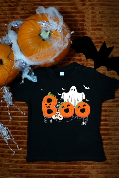 MW149 Koszulka dziecięca Halloween - BOO pumpkin.png