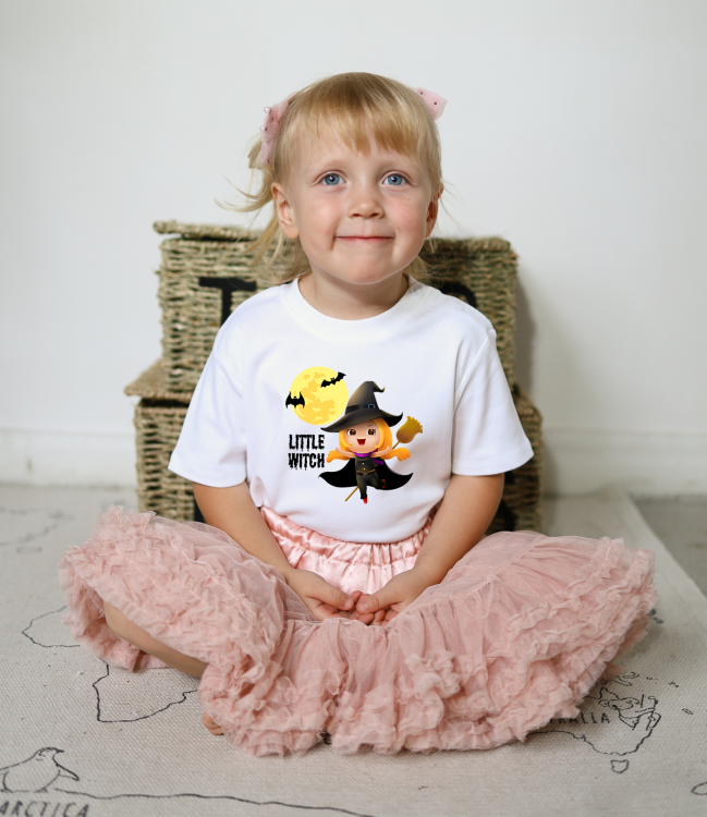 MW160 Koszulka dziecięca Halloween Little Witch.png