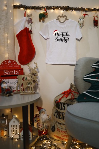 Koszulka z napisem - Nie taki Święty!