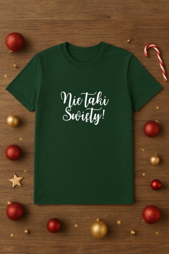 Koszulka z napisem "Nie taki święty"