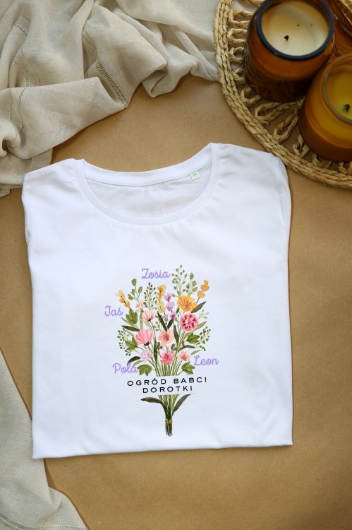 MW212 Koszulka na Dzień Babci - ogród babci bukiet2.jpeg